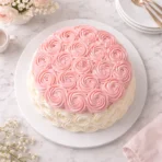 Rose Paradise Vanilla Cake - Image 2