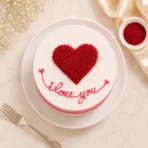 Expression of Love Red Velvet Cake - Image 2
