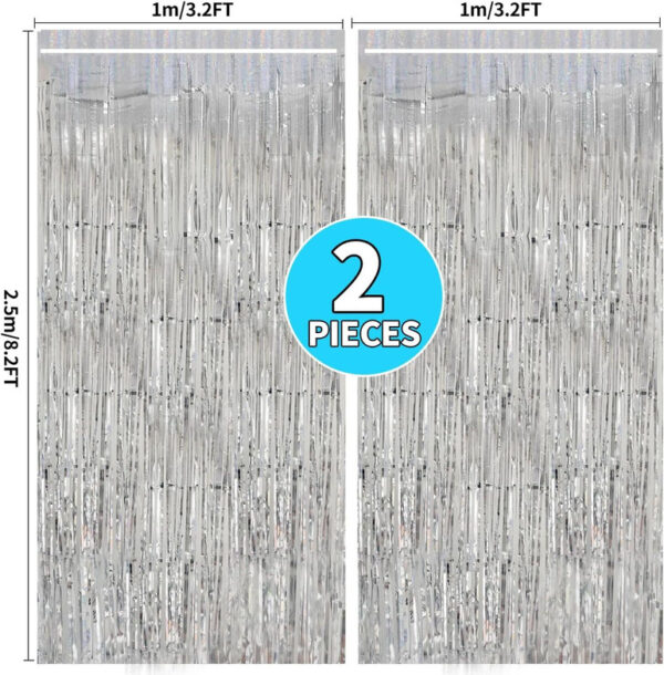 Silver Fringe Foil