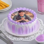 Heavenly Vanilla Photo Cake