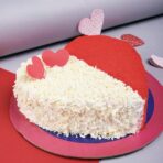 Red Velvet Love Heart Shaped Cake
