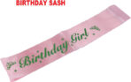 Party Fun Birthday Girl Combo Queen Crown Sash Party Popper Sparkle Candle Topper Snow Spray (200 ml, Pack of 6) - Image 3